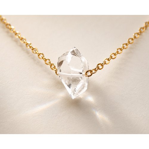 Collier Diamant de Herkimer 